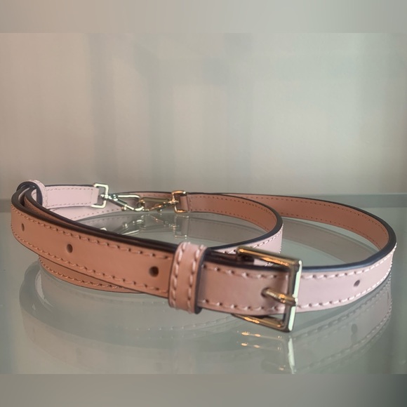 Kate Spade Pippa Flamingo by the Pool Bucket Bag Raffia Trim Pink Crossbody - Picture 10 of 11